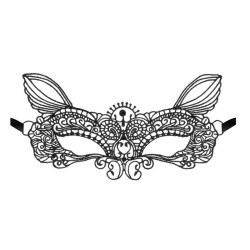 Masque Pleine Lune Noir