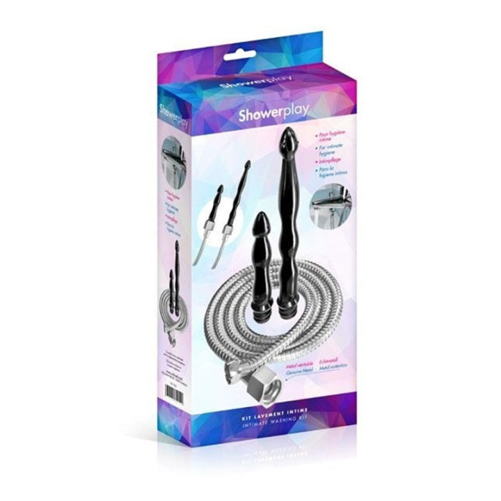 Kit de Nettoyage Anal avec Tuyau 2 Pièces