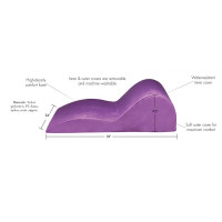 Cojín Contoured Love Cushion Lila