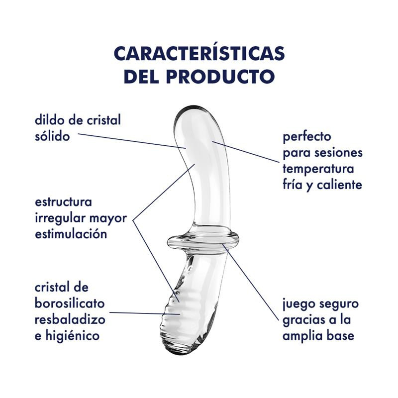 Satisfyer Double Crystal Transparent