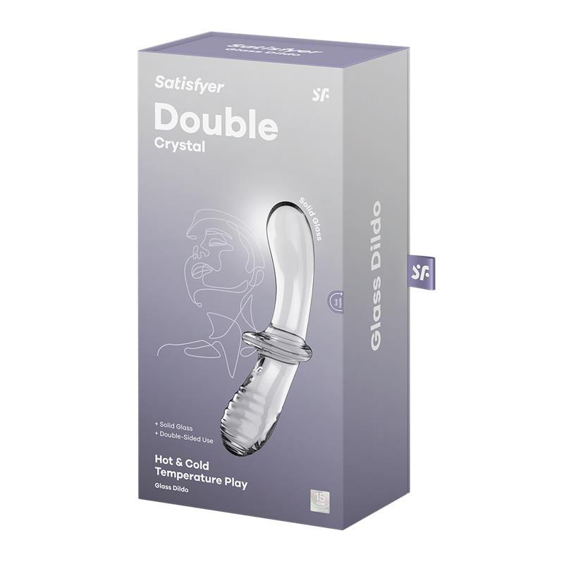 Satisfyer Double Crystal Transparent