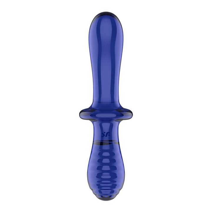 Satisfyer Double Crystal Bleu