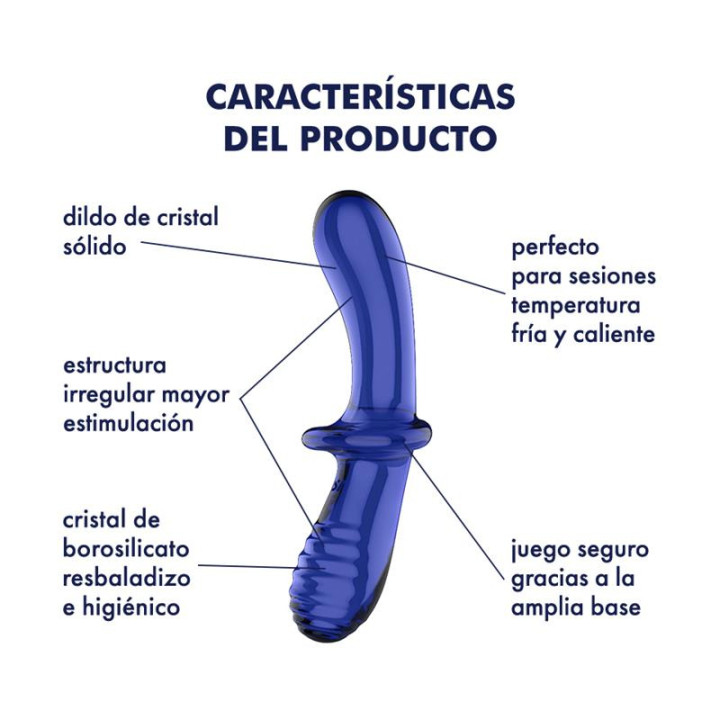 Satisfyer Double Crystal Bleu