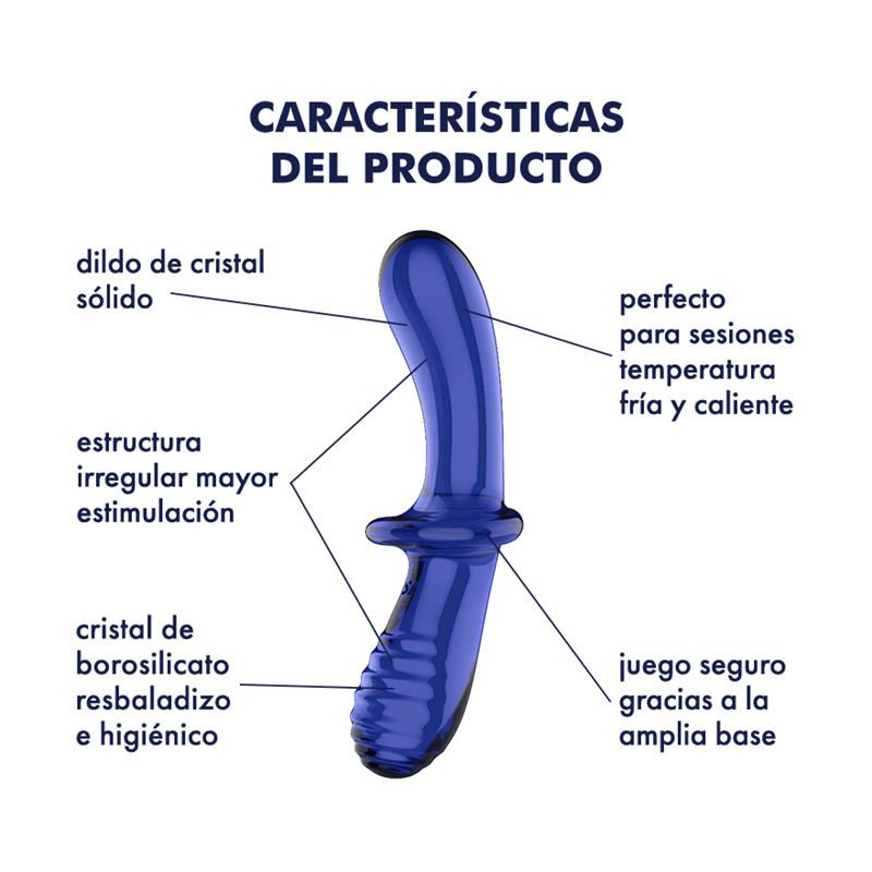 Satisfyer Double Crystal Bleu