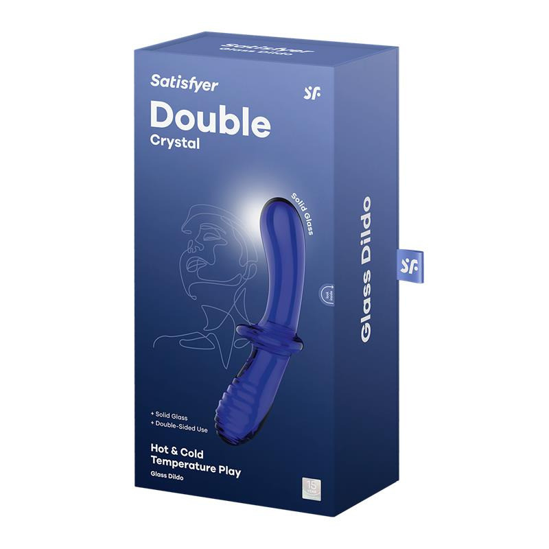 Satisfyer Double Crystal Bleu