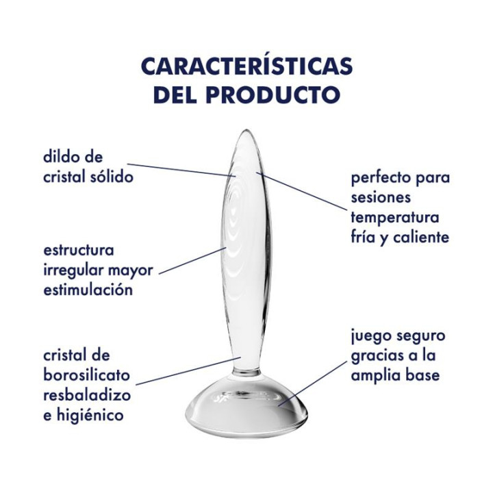 Satisfyer Plug Anal Sparkling Crystal Transparent