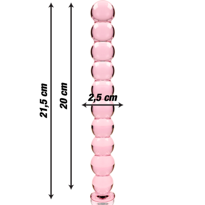 Gode en Cristal Modèle 22 Rose