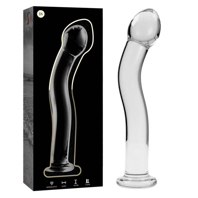 Gode Cristal Modèle 18 Transparent