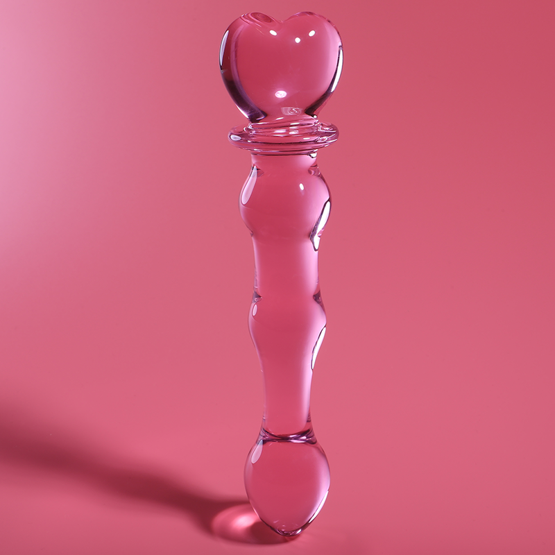 Gode en Cristal Modèle 21 Rose