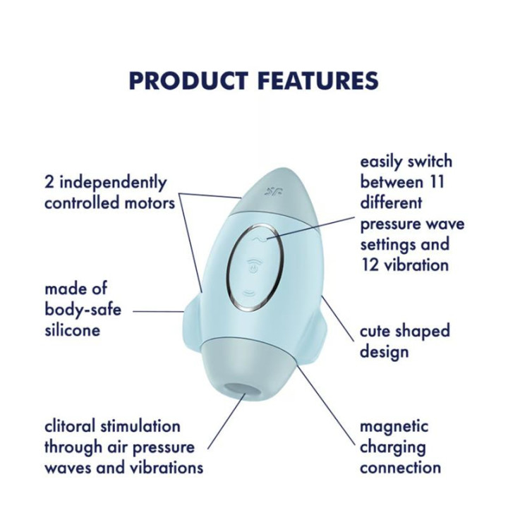 Satisfyer Mission Control Bleu