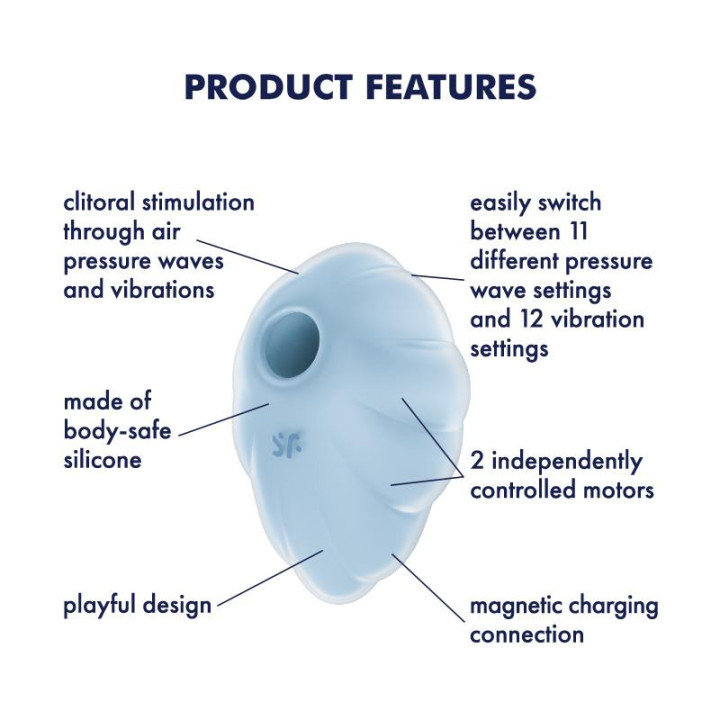 Satisfyer Cloud Dancer Bleu