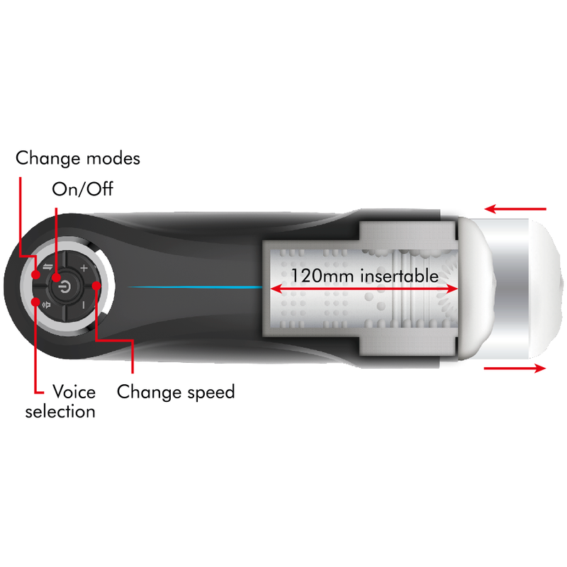 Milker Stroker avec Fonction Up and Down