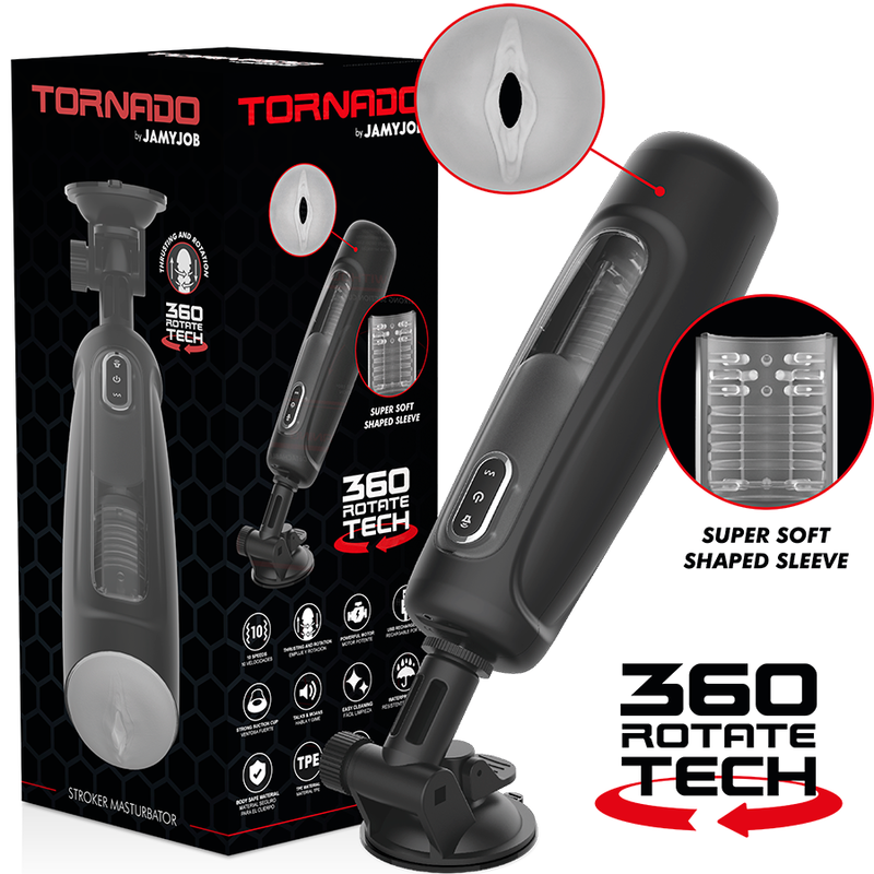 Tornade Masturbateur Rotation 360 Tech