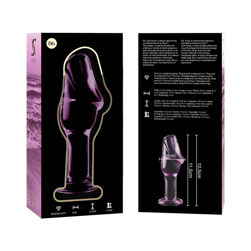Plug en Cristal Modèle 6 Rose
