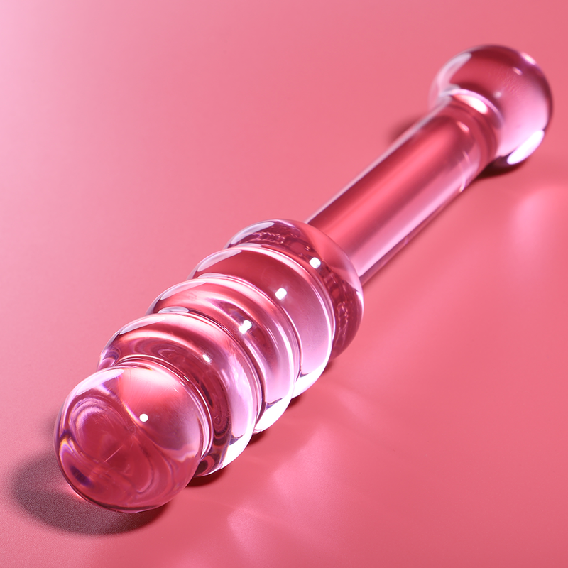 Gode en Verre Modèle 20 Rose