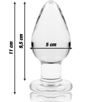 Plug en Cristal Modèle 3 Transparent