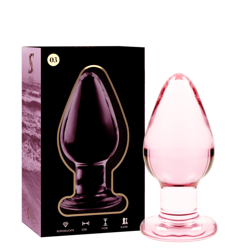 Plug Verre Modèle 3 Rose