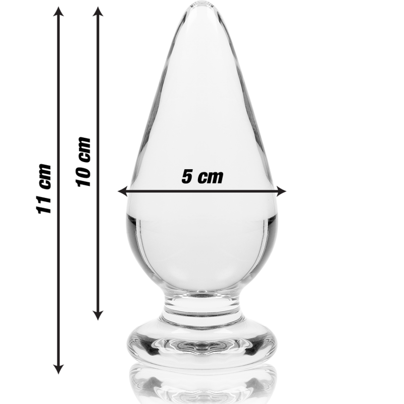 Plug en Cristal Modèle 4 Transparent