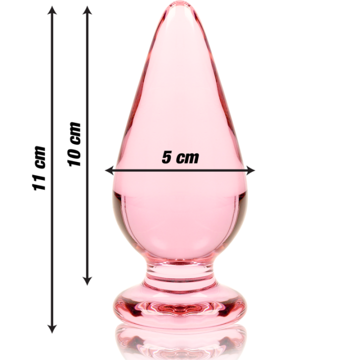 Plug en Cristal Modèle 4 Rose