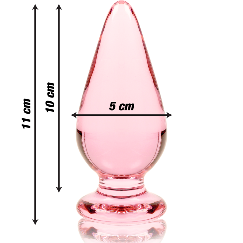 Plug en Cristal Modèle 4 Rose