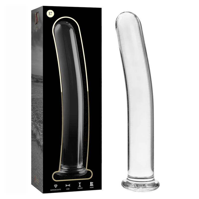 Gode en Cristal Modèle 17 Transparent