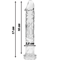 Gode Cristal Modèle 12 Transparent