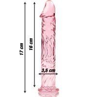 Gode Cristal Modèle 12 Rose