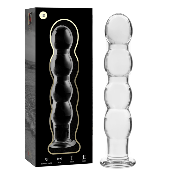Gode en Cristal Modèle 10 Transparent