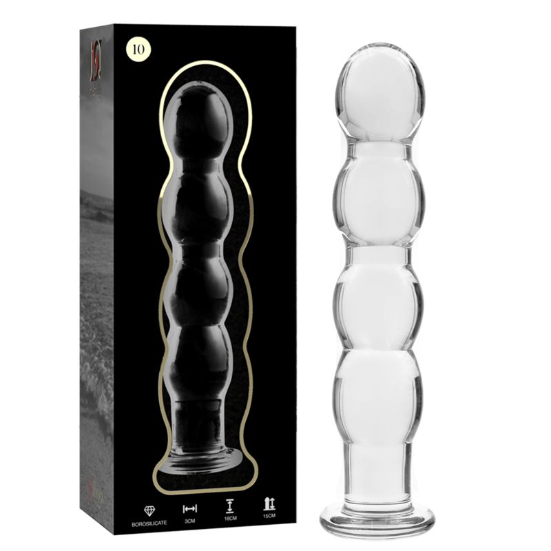 Gode en Cristal Modèle 10 Transparent