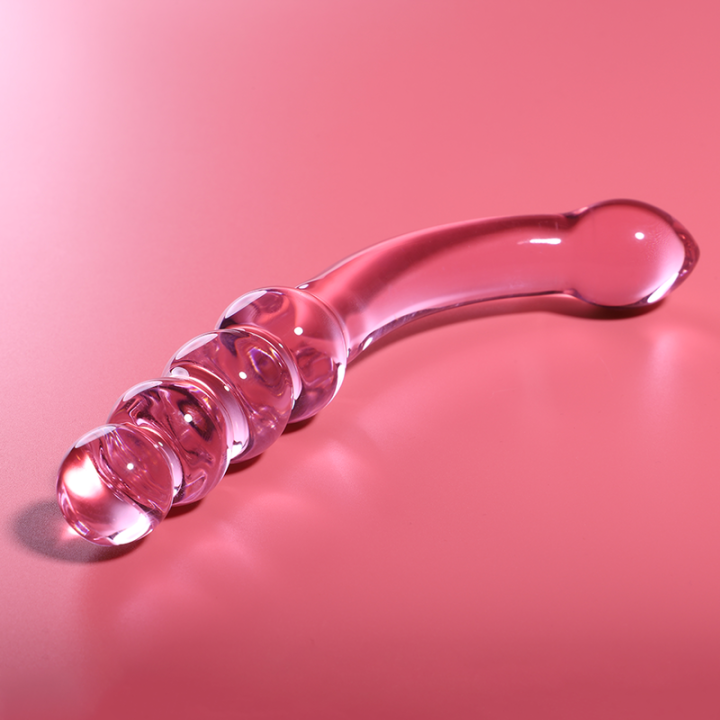 Gode en Cristal Modèle 14 Rose