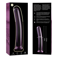 Gode en Cristal Borosilicate Modèle 9 Rose