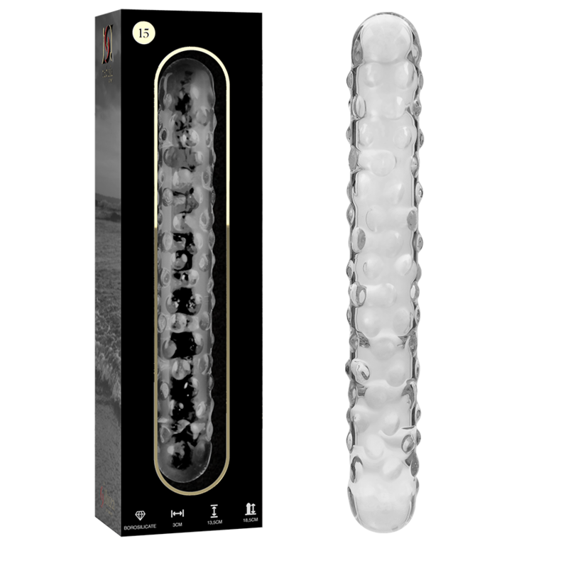 Gode en Cristal Modèle 15 Transparent