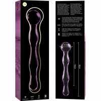 Gode en Cristal Modèle 13 Rose