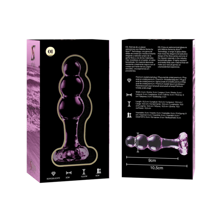 Plug Cristal Modèle 1 Rose