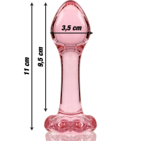 Plug en Cristal Modèle 2 Rose