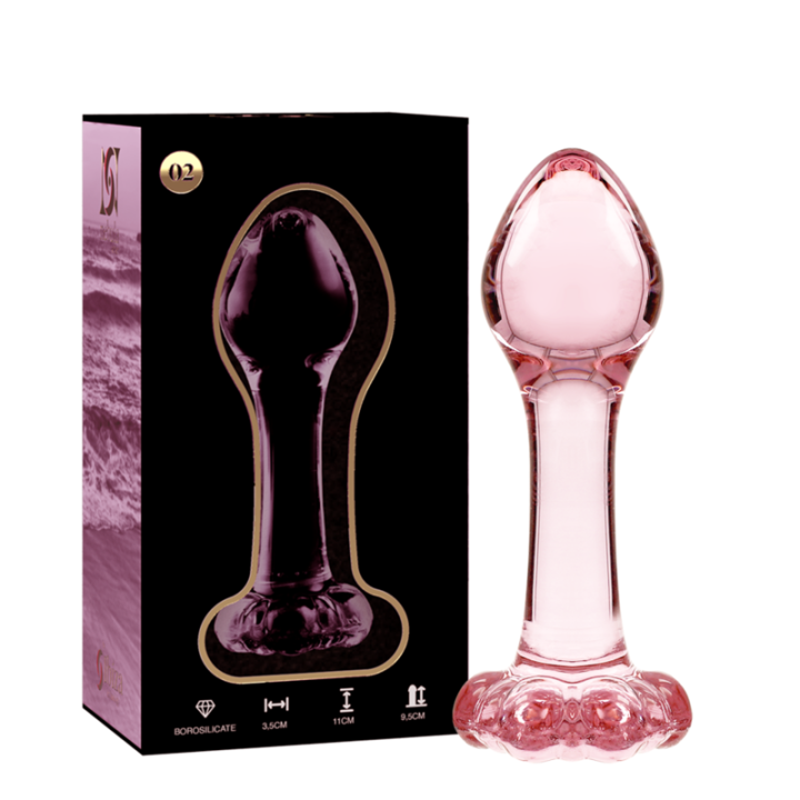 Plug en Cristal Modèle 2 Rose