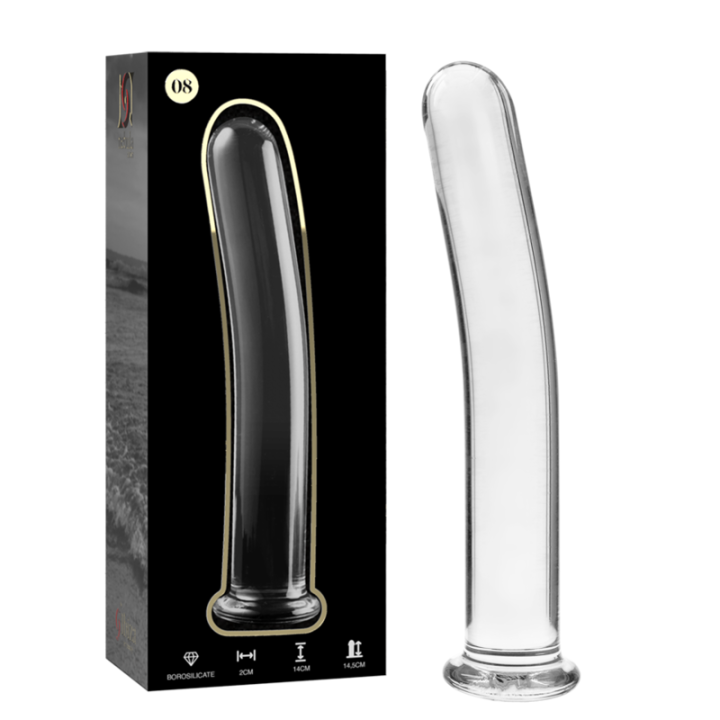 Gode en Cristal Modèle 8 Transparent
