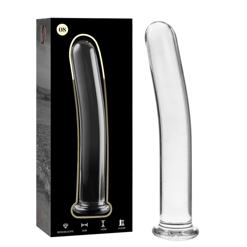 Gode en Cristal Modèle 8 Transparent