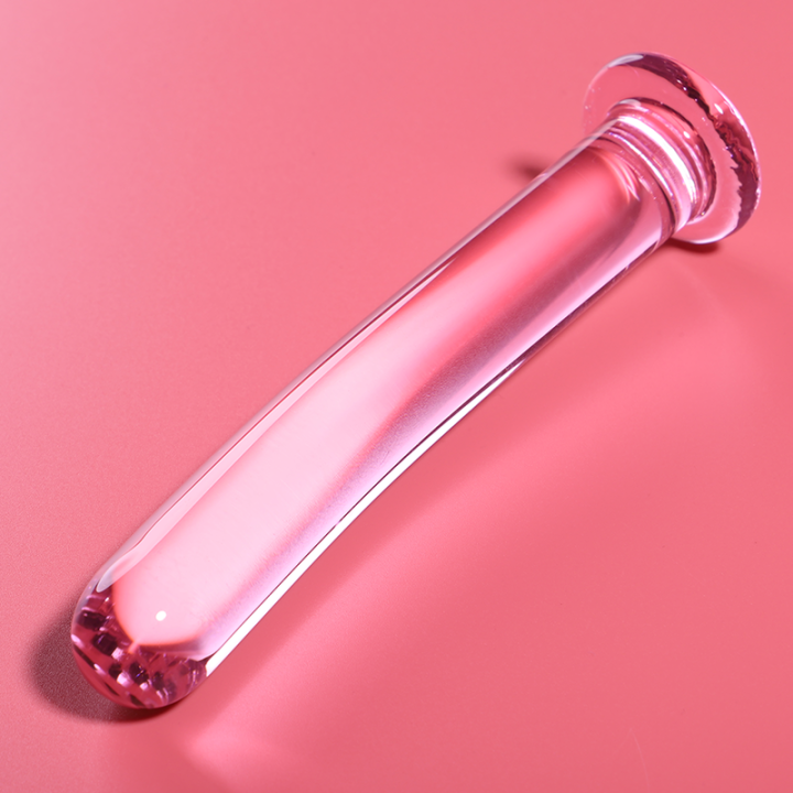 Gode en Cristal Modèle 8 Rose