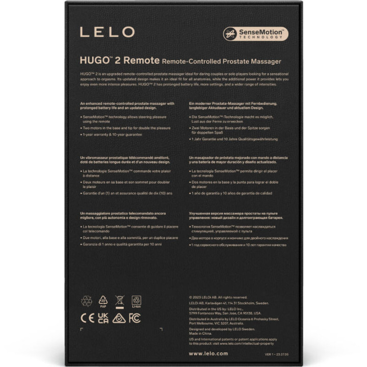 Hugo 2 Télécommandé Noir