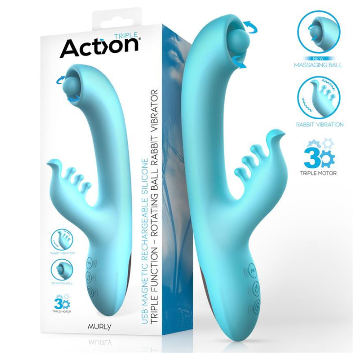 Murly Soft Massaging Ball 360º avec Double Vibration