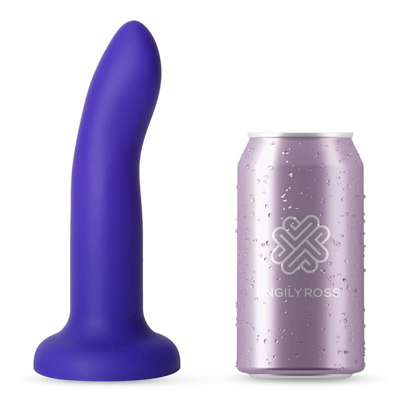 Gode Vibrant qui Change de Couleur de Bleu à Violet Taille M 17 cm