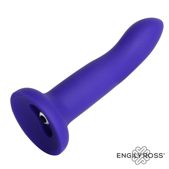 Gode Vibrant qui Change de Couleur de Bleu à Violet Taille M 17 cm