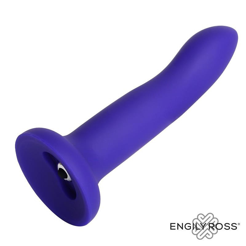Gode Vibrant qui Change de Couleur de Bleu à Violet Taille M 17 cm