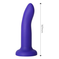 Gode Vibrant qui Change de Couleur de Bleu à Violet Taille M 17 cm