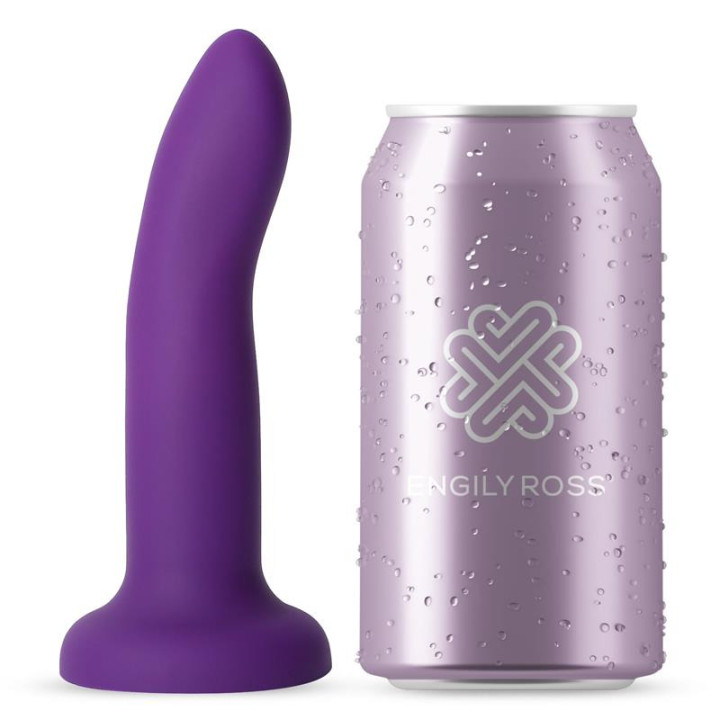 Gode Changeant de Couleur Violet à Rose Taille S 14 cm
