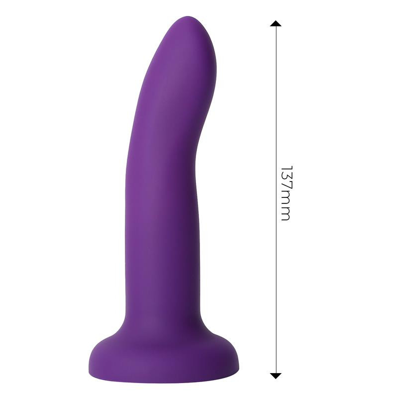 Gode Changeant de Couleur Violet à Rose Taille S 14 cm
