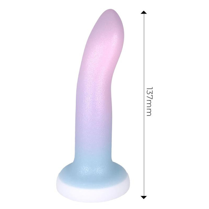 Gode avec Ventouse Couleur Dégradée 13,6 cm