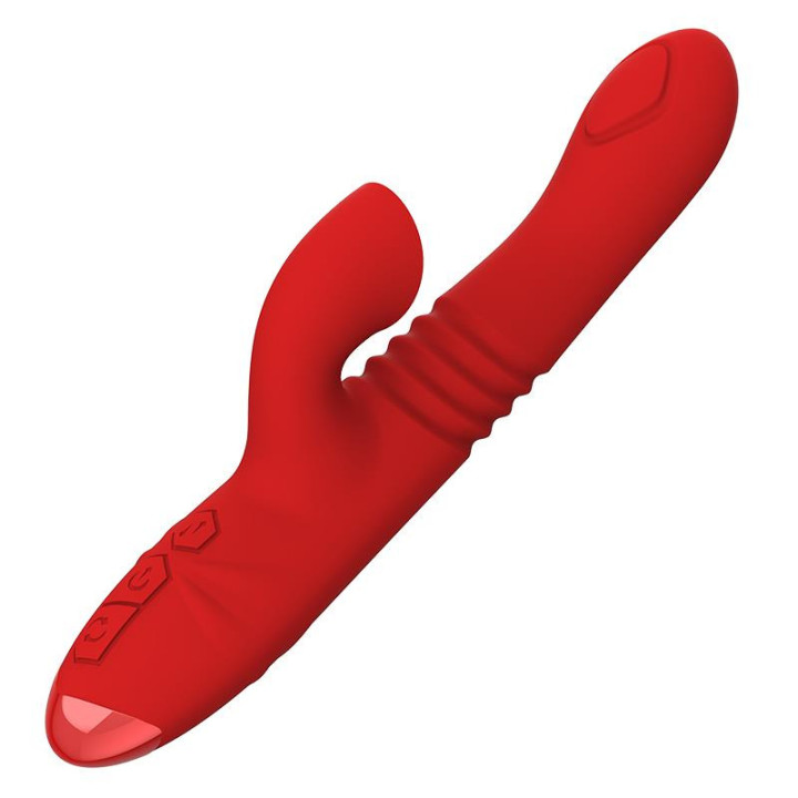 Velvet Vibromasseur avec Thrusting et Pulsation