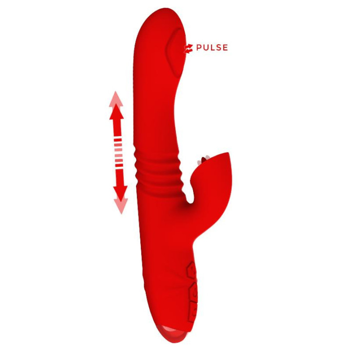 Velvet Vibromasseur avec Thrusting et Pulsation